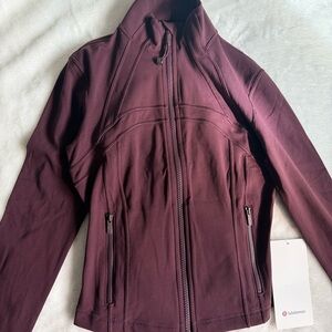 Lululemon Goodnight Plum cropped Zip-Up Jacket